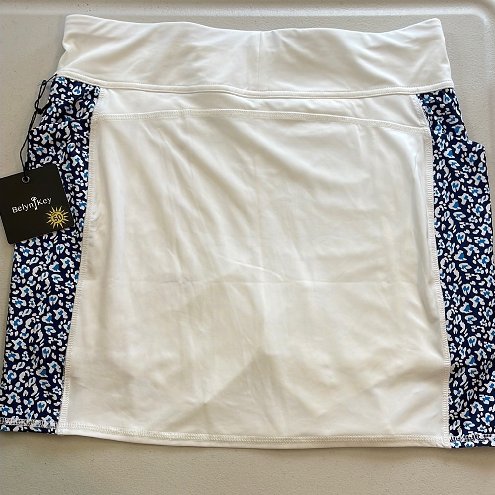 Belyn Key White Cream Mini Pencil Skirt Casual